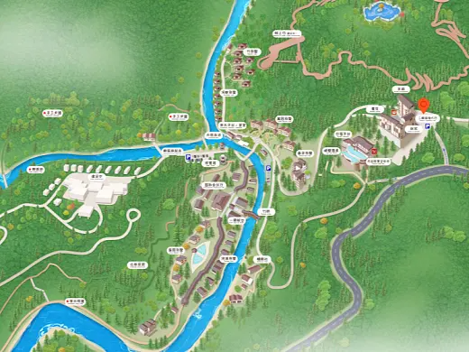 黄山结合景区手绘地图智慧导览和720全景技术，可以让景区更加“动”起来，为游客提供更加身临其境的导览体验。